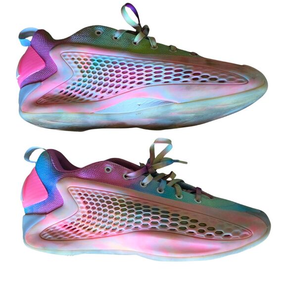 ADIDAS Anthony Edwards AE 1 'Cotton Candy' GS Youth Sz 7 JR3916 - Picture 8 of 16